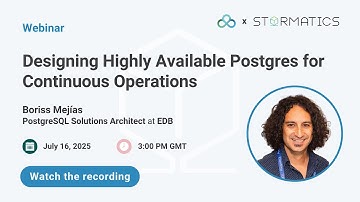 Webinar Promo | Designing Highly Available Postgres for Continuous Operations