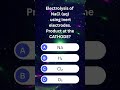 Electrolysis of Aqueous NaCl — Product at the Cathode? | Electrochemistry | A-Level Chemistry