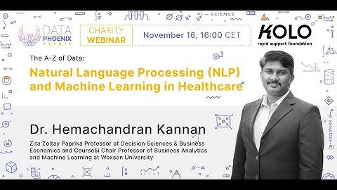 Webinar "Natural Language Processing and Machine Learning in Healthcare"