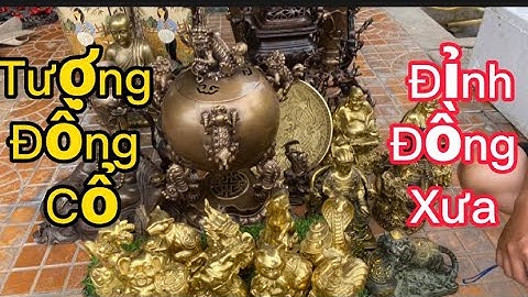 🔴🔴Thất Lân Vờn Cầu _ Bộ 12 Con Giáp Bằng Đồng _ Gốm Biên Hoà _ Cặp Bình Nho Sóc.#đồcổcầnthơ