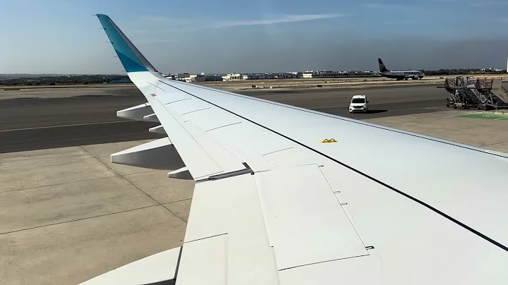 4K | Eurowings A321 NEO engine start and takeoff Palma de Mallorca| PTU Sound