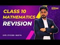 Class 10 Mathematics Complete Revision | Board Exam Focus | Live Chapter 1 to 5