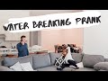 WATER BREAKING PRANK ON MY BOYFRIEND! | Cynthia Le Vlogs