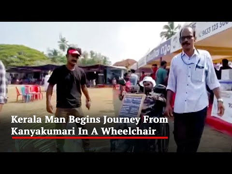 Kerala Man Begins Journey From Kanyakumari To Siachen In A Wheelchair