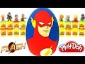 Huevo Sorpresa Gigante de Flash en Español de Plastilina Play Doh