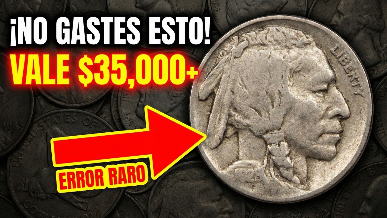 Las 15 Monedas de Níquel (5 Centavos) Más Valiosas de EE.UU. y Sus Errores