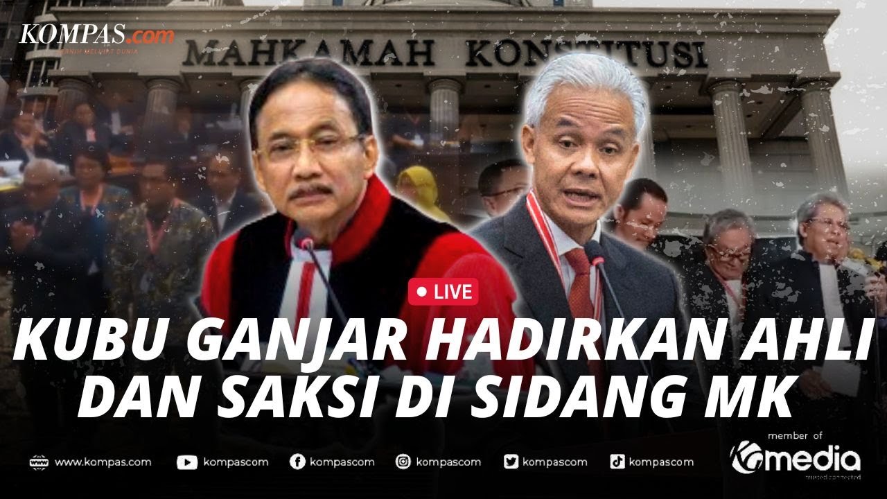 🔴LIVE - Keterangan Ahli dan Saksi Kubu Ganjar-Mahfud pada Sidang Sengketa Pilpres 2024
