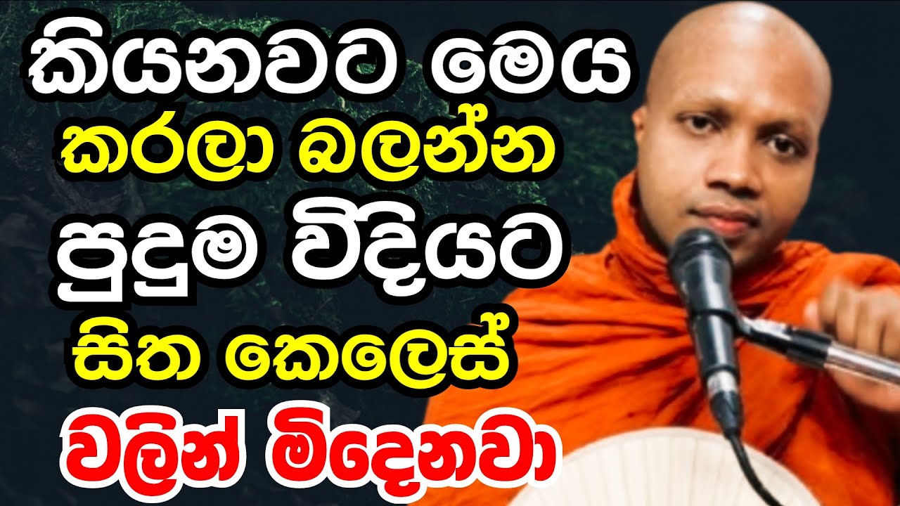 කියනවට කරල බලන්න මෙය පුදුම විදියට සිත කෙලෙස් වලින් මිදෙනවා | Ven hasalaka seelawimala thero bana