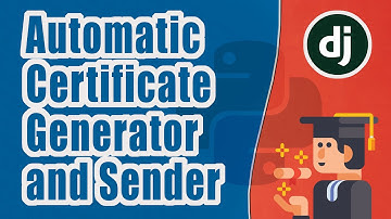 Automatic certificate generator and sender website using Django, Python | Hindi