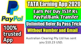 Paypal Earning App 2020 | Withdraw Paytm/Bank Transfer | Unlimited Refer By Pass Trick | PayPal Cash screenshot 5