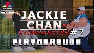 THE CHEF & BARNEY  BOSS - JACKIE CHAN STUNTMASTER (PS1) LIVE #2 screenshot 5