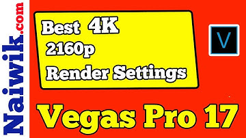 How to Render a Video in 4k Resolution in Vegas Pro | Best 4K Render settings for Vegas Pro 16 / 17