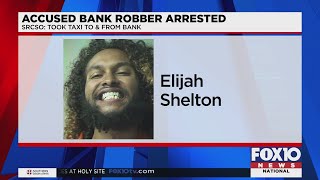 Investigators say bank robber used taxi as getaway car