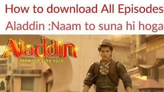 #MeetTechnical How to download all episodes Aladdin : naam to suna hi hoga screenshot 1