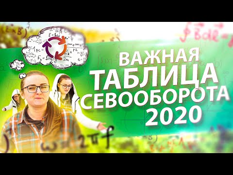 УРОЖАЙ УВЕЛИЧИТСЯ В ДВА РАЗА! СЕВООБОРОТ, ТАБЛИЦА 2020