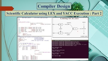 Scientific Calculator using LEX and YACC:Part 2 | Comiler Design
