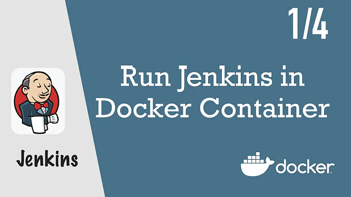 Run Jenkins in Docker Container - Jenkins Pipeline Tutorial for Beginners 1/4