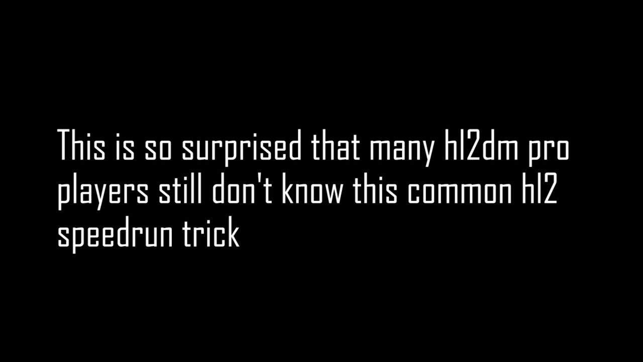 How to climb ladders faster in HL2DM YouTube