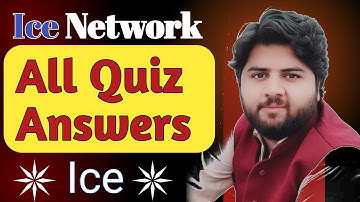 Ice Network Kyc Answer Kaise Karen | Ice Network Quiz All Right Answers | Ice Kyc Step 3 |