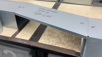 Fabricate a Field mitred duct