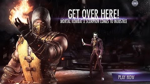 Injustice iOS: Mortal Kombat X Scorpion is Out