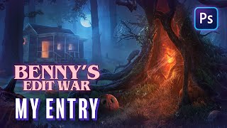 My Entry Into BENNY'S SPOOKY EDIT WAR - Photoshop!