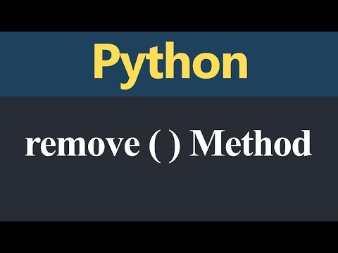 remove Method in Python (Hindi)
