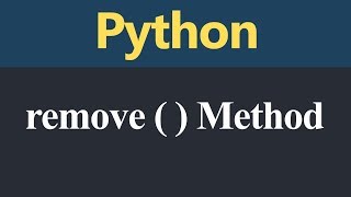 remove Method in Python (Hindi)