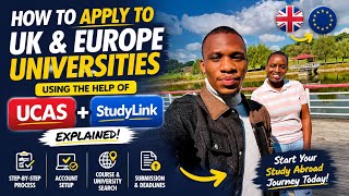 How to Apply to UK & Europe Universities (UCAS, Studielink Explained)