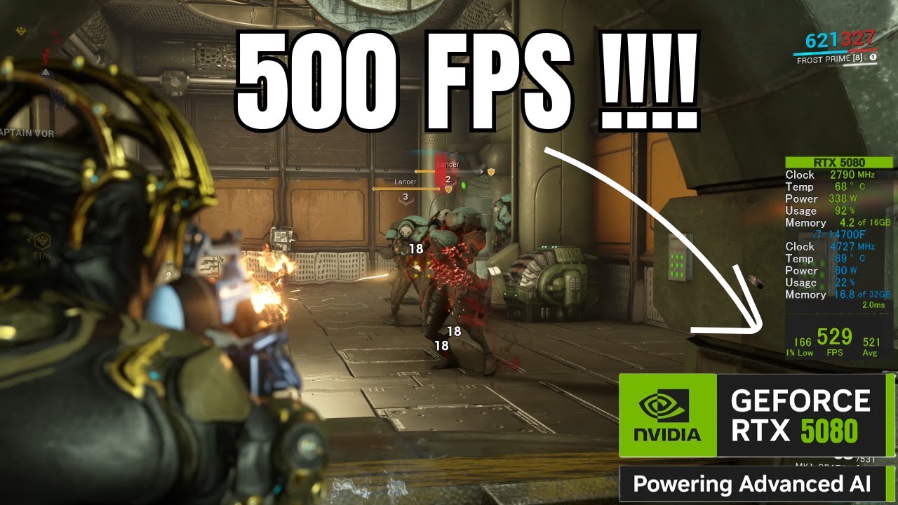 Only 500 Fps On WarFrame On A RTX 5080  | 4K