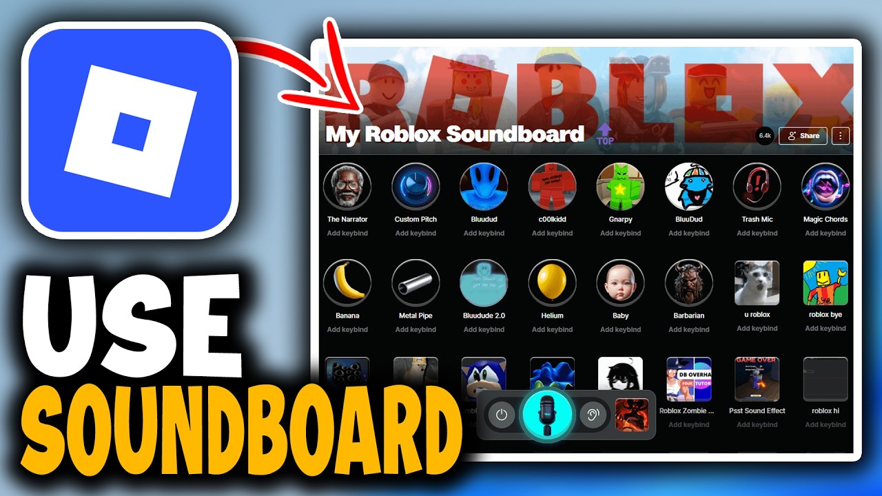 How To Use Soundboard On Roblox VC Mobile | Soundboard on Voice Chat ...