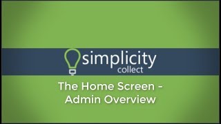 The Home Screen - Admin Overview Profile