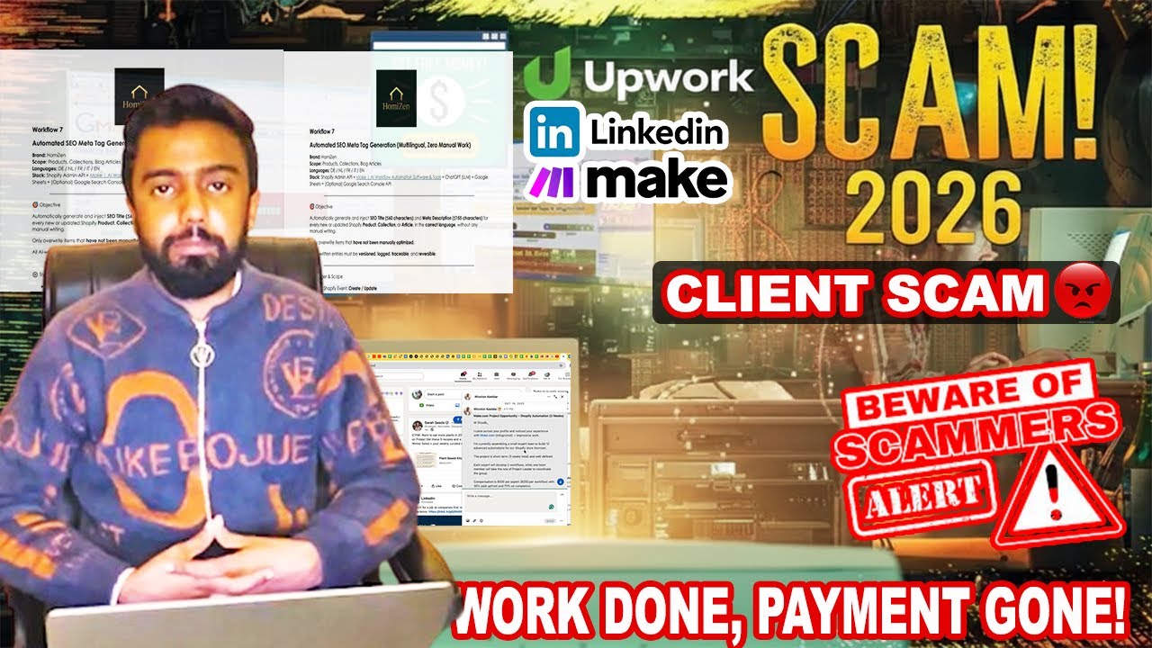 Freelancing Scam Alert 🚨 | Client Took Work, No Payment