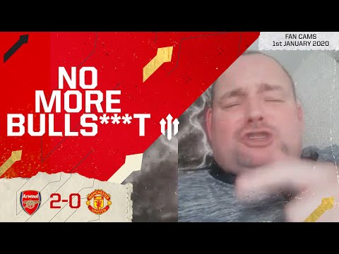 NO MORE BULLS***! Arsenal 2-0 Manchester United Andy Tate Fancam