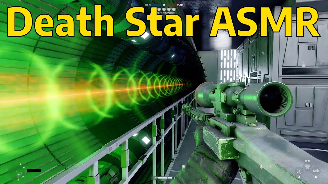Exploring the Death Star in Star Wars: Battlefront 2 | ASMR (Whispering Only)