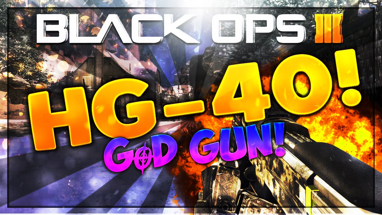 HG-40 GAMEPLAY LIVE! NEW WEAPONS! (BO3)