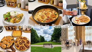Daily Life in Finland 🇫🇮 | Cozy Cooking & Baking | Silent Vlog | Rainy Day