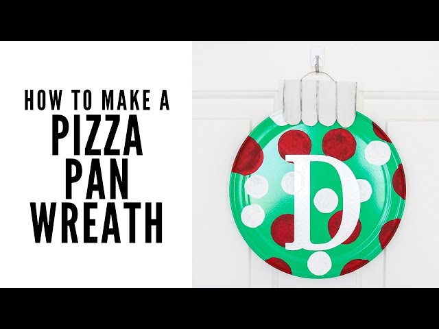 How To Make a Christmas Pizza Pan Craft in 4 Steps