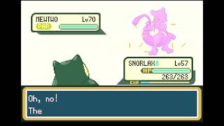 Pokemon LeafGreen - Capturing Mewtwo