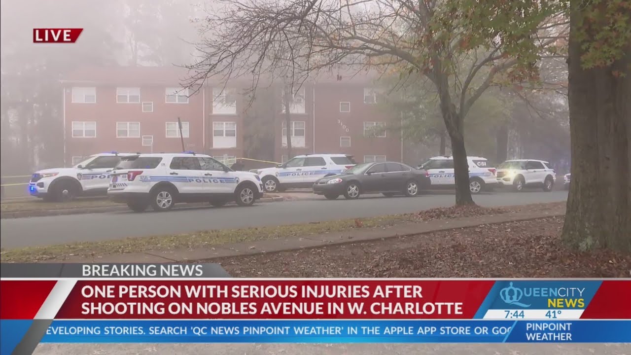 Apparent shooting in west Charlotte injures 1: Medic - YouTube