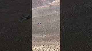 Super Hornet From Vfa-113 On A Low Level Training Flight In Death Valley