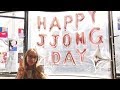 idol birthday cafes experience 🌙 happy birthday jonghyun | korea vlog