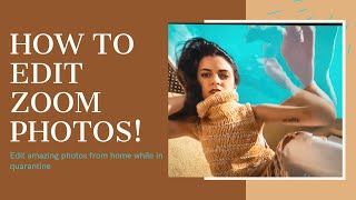 How to edit photos from a Zoom or Facetime Photoshoot. screenshot 4