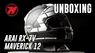 Unboxing casco ARAI RX-7V MAVERICK VIÑALES 12 🤩 - YouTube