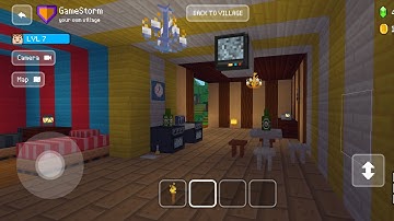 I Built a Secret House Inside a Mountain in Block Craft 3D!