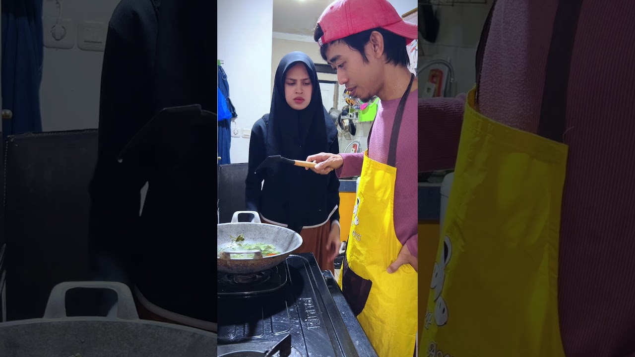 Ternyata emang sulit ngajarin suami #relate #videolucu #ngakak #komedi #comedy #masak #suamiistri