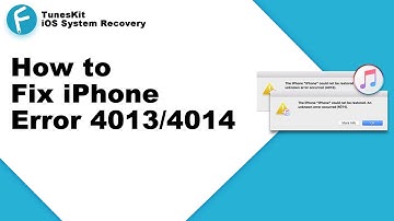 How to Fix iPhone Error 4013/4014？