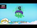 Youtube Thumbnail Learn letter "q" with the Alphablocks Magic Words | CBeebies