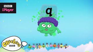 Learn letter "q" with the Alphablocks Magic Words | CBeebies