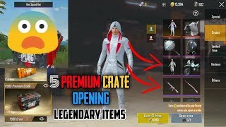 PUBG Mobile VPN Trick Crates Opening 5 Premium Crates screenshot 5